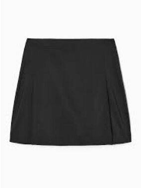 COS Black A-Line Mini Skirt